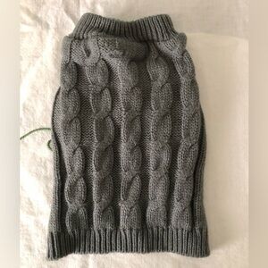 Companion Road Gray Small Dog Pet Sweater